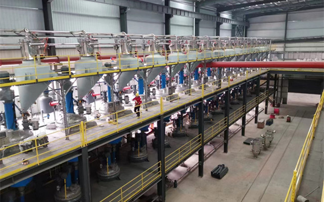 山東東營某油田企業(yè)負(fù)壓氣力輸送生產(chǎn)線